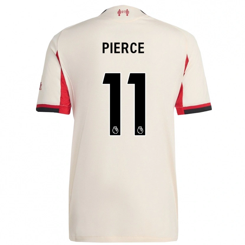 Danxen Kobiety Alfie Pierce #11 Biało-Czarny Wyjazdowa Koszulka 2025/26 Koszulki Klubowe