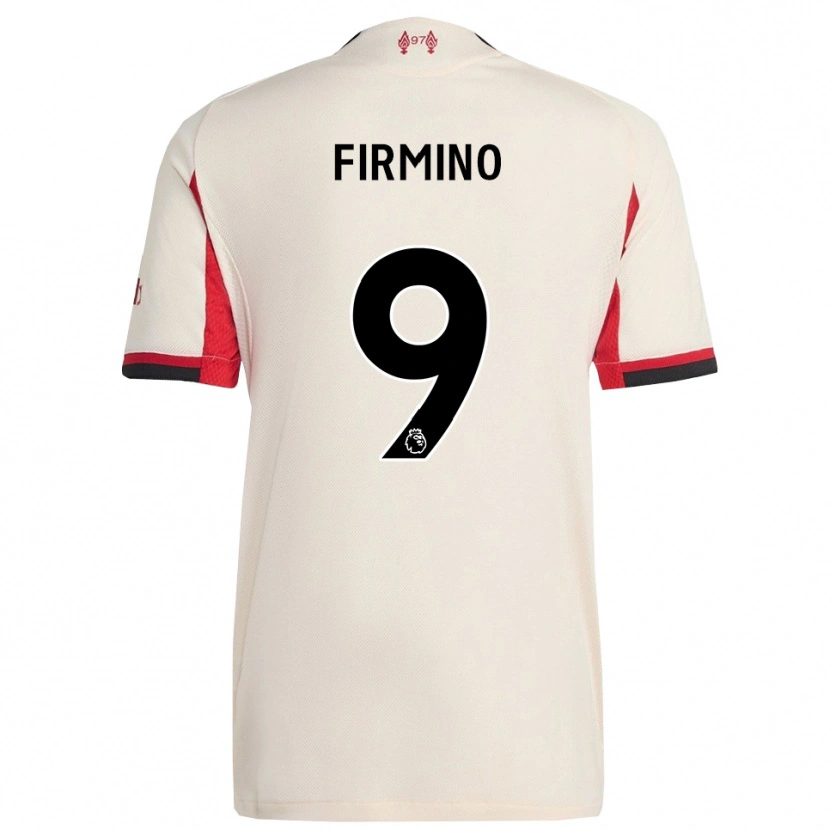 Danxen Kobiety Roberto Firmino #9 Biało-Czarny Wyjazdowa Koszulka 2025/26 Koszulki Klubowe