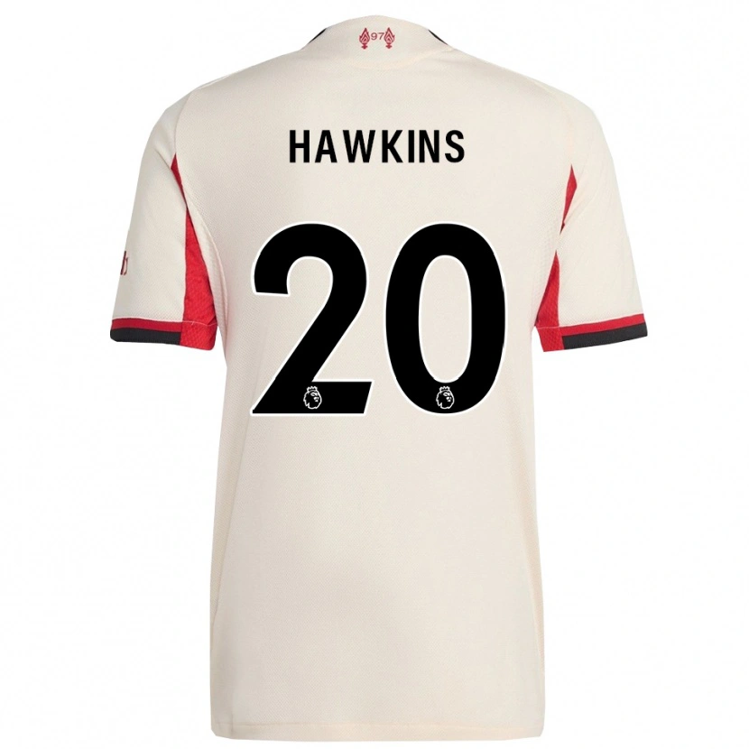 Danxen Kobiety Max Hawkins #20 Biało-Czarny Wyjazdowa Koszulka 2025/26 Koszulki Klubowe