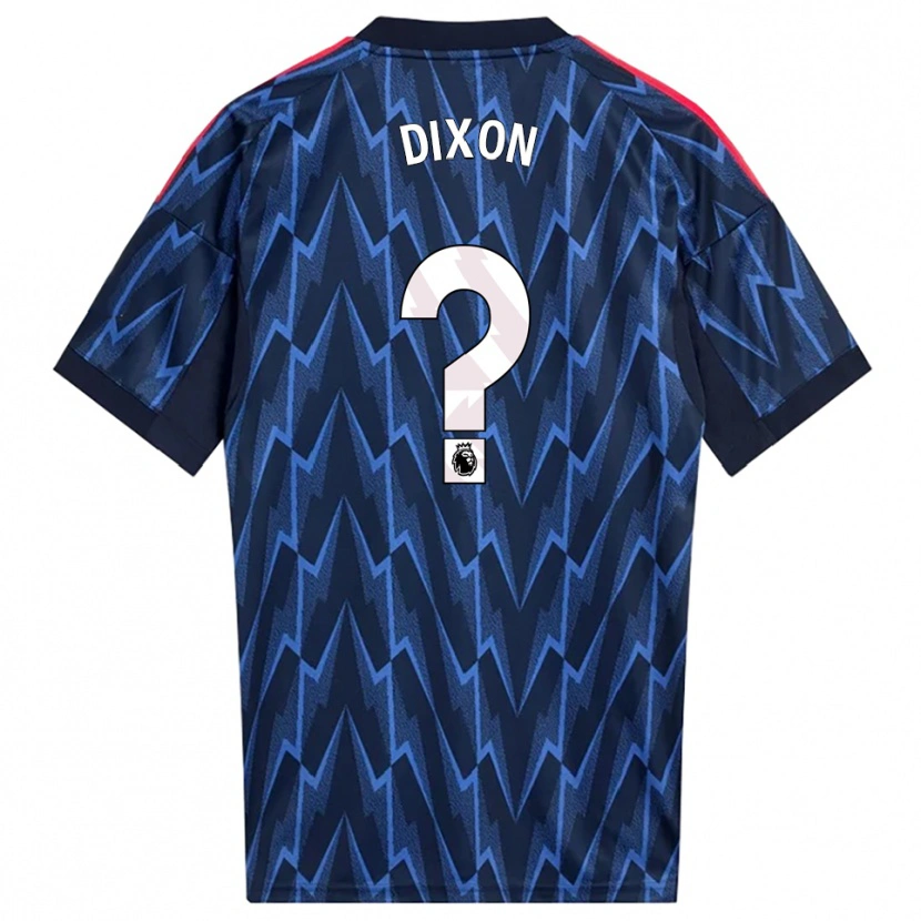 Danxen Kobiety Danny Dixon #0 Granatowo-Czerwony Wyjazdowa Koszulka 2025/26 Koszulki Klubowe