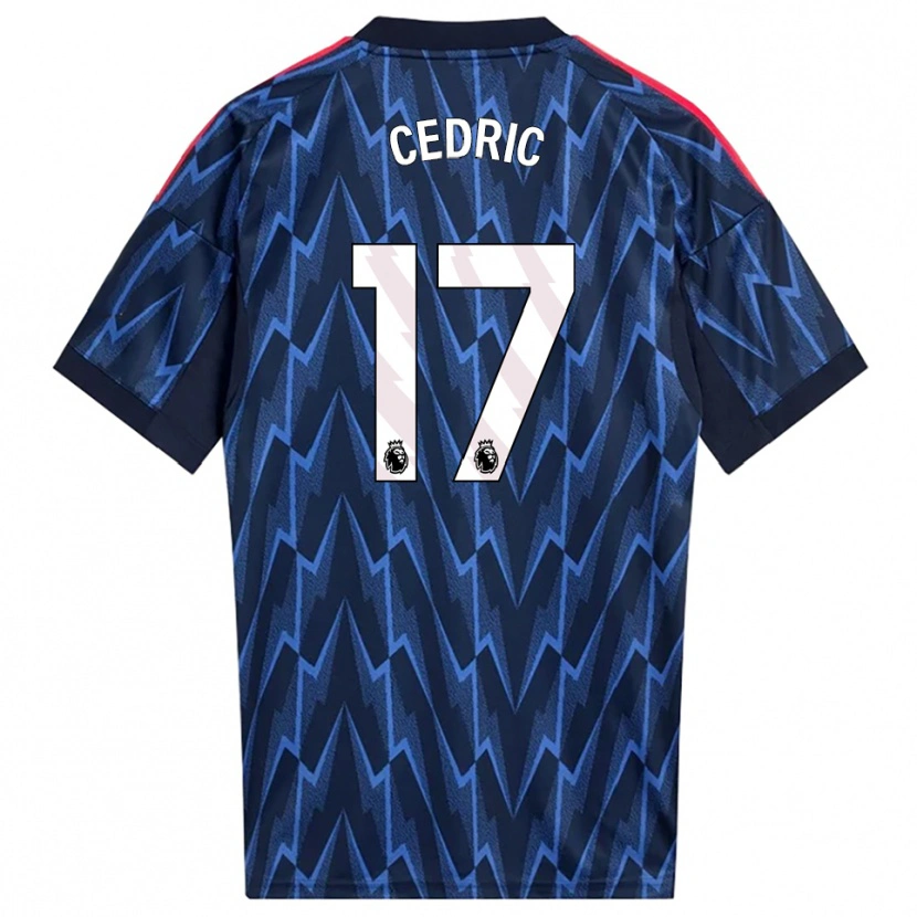 Danxen Kobiety Cedric Soares #17 Granatowo-Czerwony Wyjazdowa Koszulka 2025/26 Koszulki Klubowe