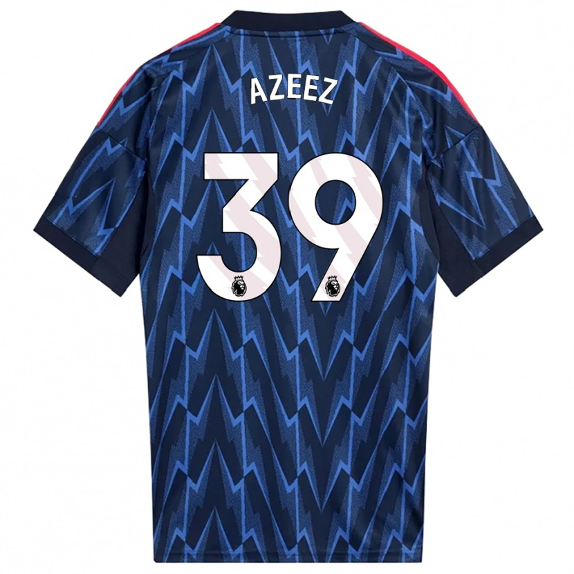 Danxen Kobiety Miguel Azeez #39 Granatowo-Czerwony Wyjazdowa Koszulka 2025/26 Koszulki Klubowe
