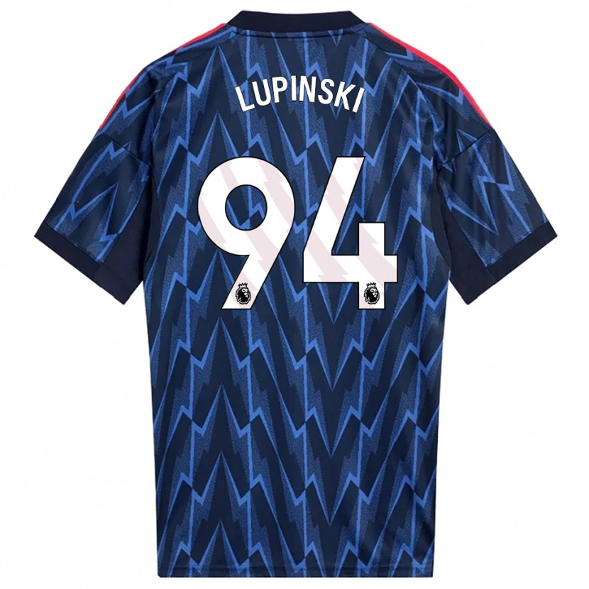 Danxen Kobiety Remi Lupinski #94 Granatowo-Czerwony Wyjazdowa Koszulka 2025/26 Koszulki Klubowe