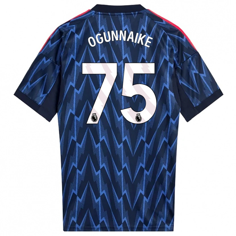 Danxen Kobiety Josh Ogunnaike #75 Granatowo-Czerwony Wyjazdowa Koszulka 2025/26 Koszulki Klubowe