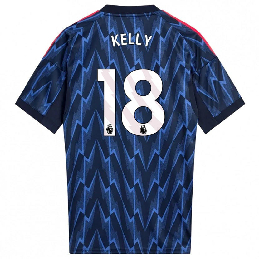 Danxen Kobiety Chloe Kelly #18 Granatowo-Czerwony Wyjazdowa Koszulka 2025/26 Koszulki Klubowe