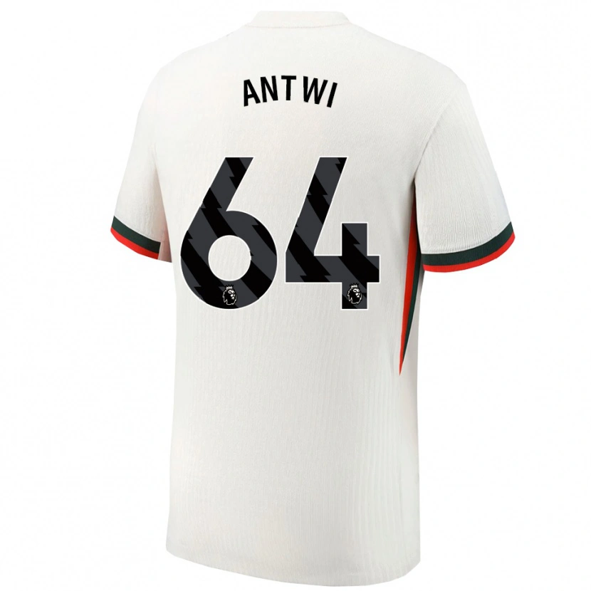 Danxen Kobiety Genesis Antwi #64 Biało-Zielony Wyjazdowa Koszulka 2025/26 Koszulki Klubowe