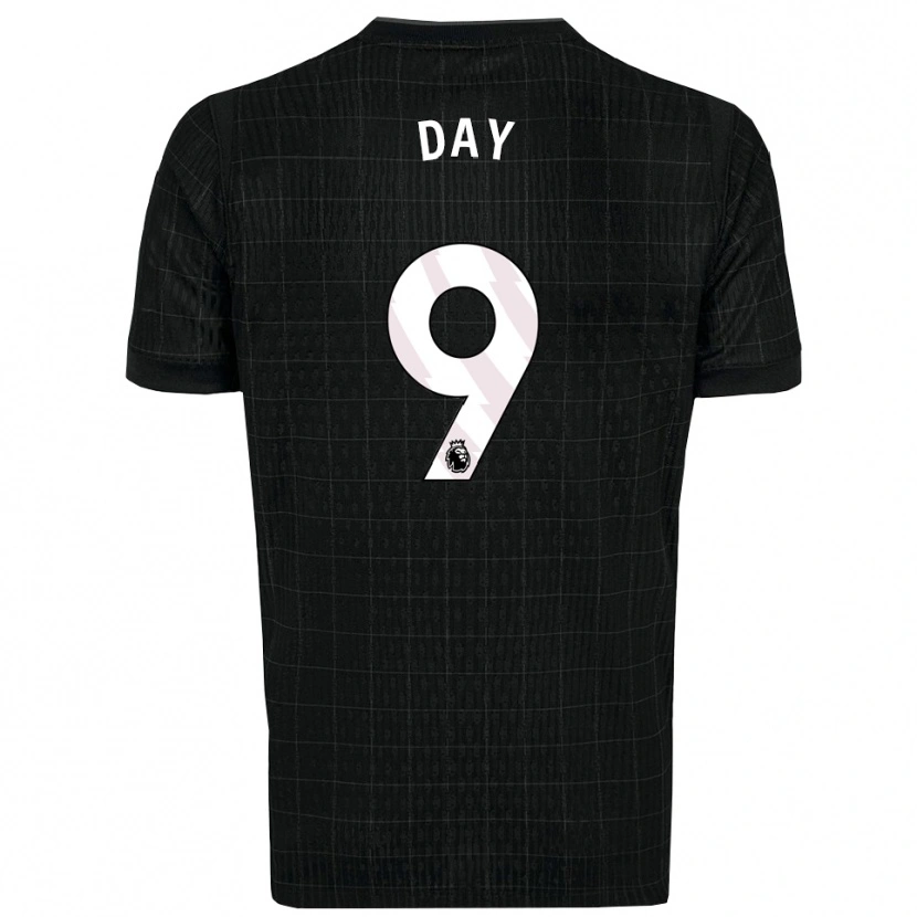 Danxen Kobiety Frankie Day #9 Czarno-Szary Wyjazdowa Koszulka 2025/26 Koszulki Klubowe