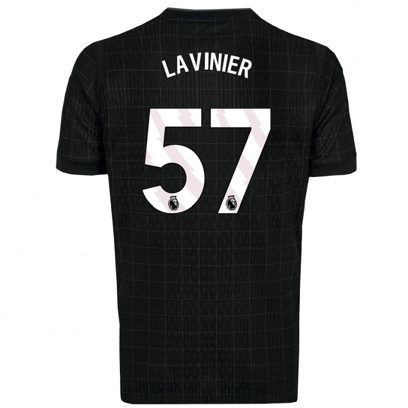Danxen Kobiety Marcel Lavinier #57 Czarno-Szary Wyjazdowa Koszulka 2025/26 Koszulki Klubowe