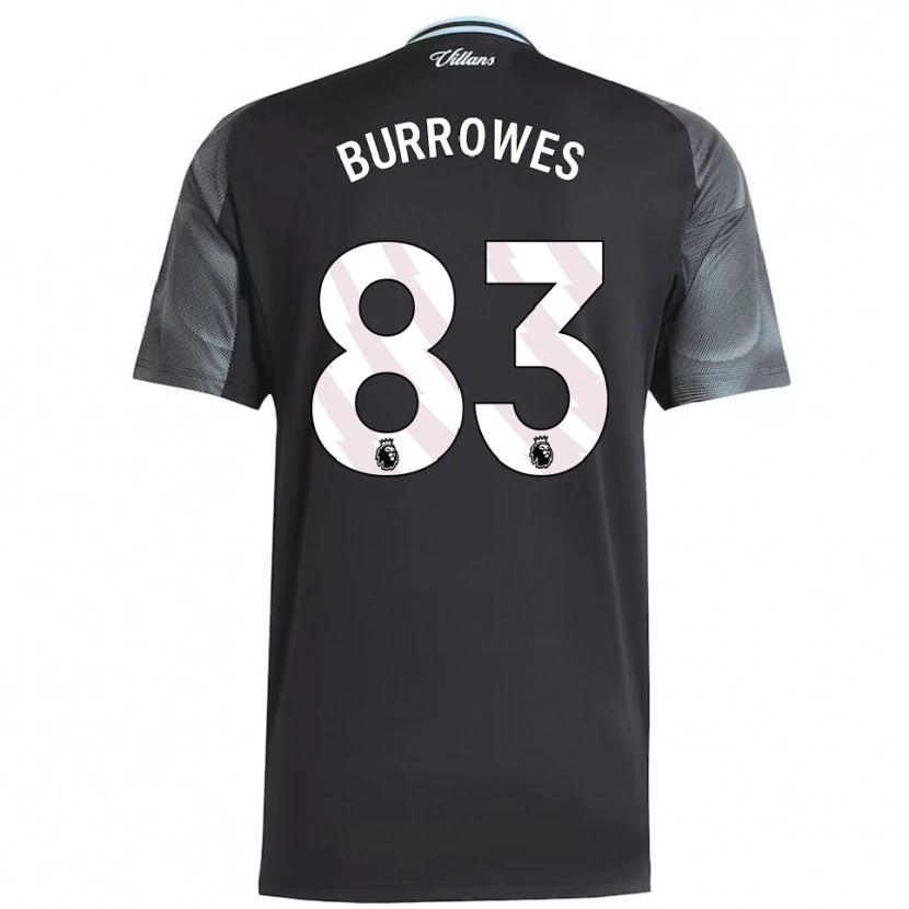 Danxen Kobiety Bradley Burrowes #83 Czarno-Błękitny Wyjazdowa Koszulka 2025/26 Koszulki Klubowe