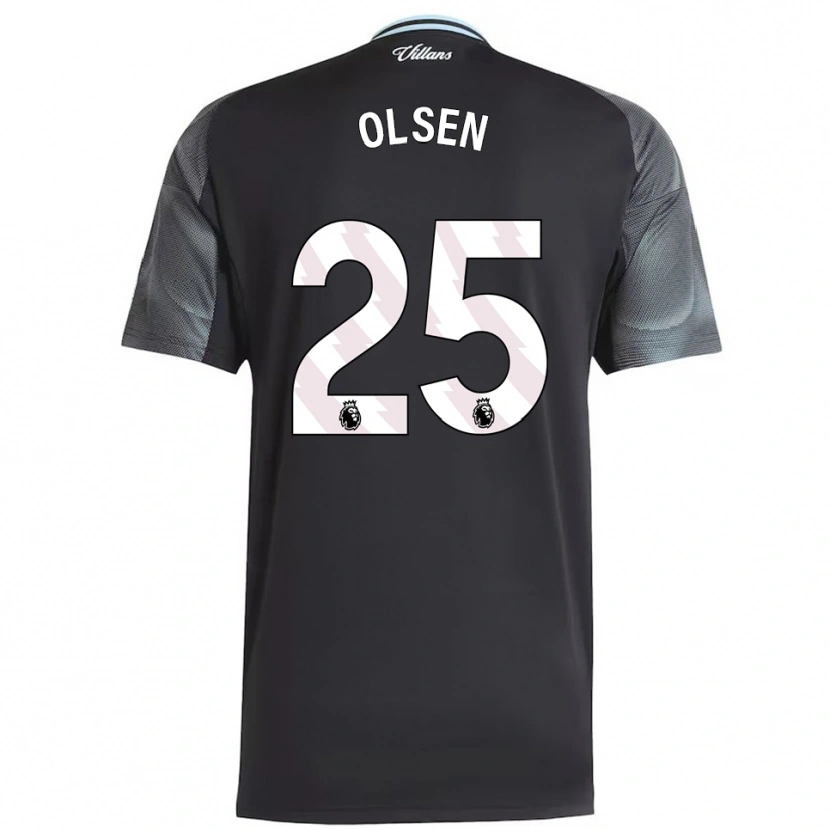 Danxen Kobiety Robin Olsen #25 Czarno-Błękitny Wyjazdowa Koszulka 2025/26 Koszulki Klubowe