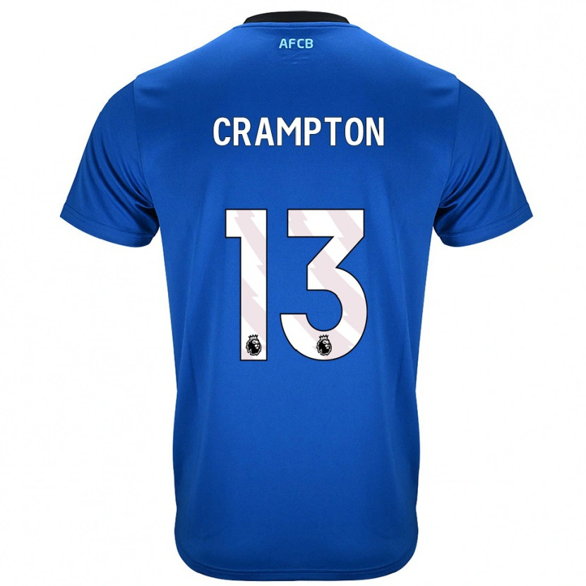 Danxen Kobiety Kai Crampton #13 Niebiesko-Czarny Wyjazdowa Koszulka 2025/26 Koszulki Klubowe