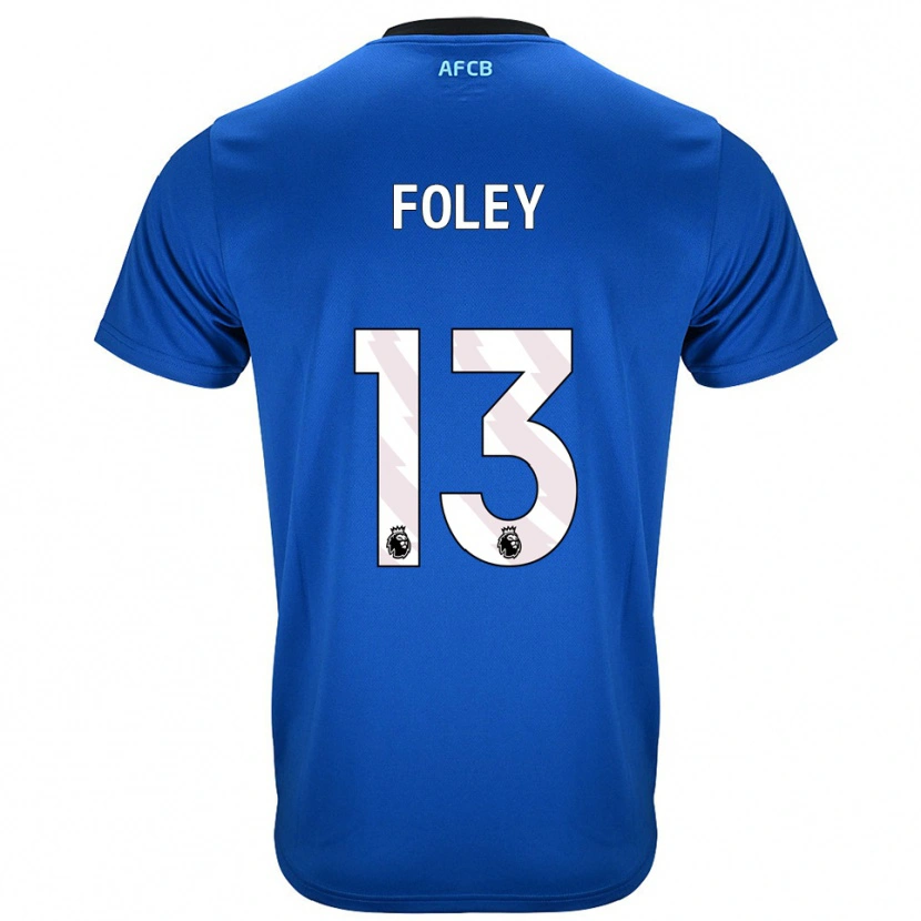 Danxen Kobiety Erin Foley #13 Niebiesko-Czarny Wyjazdowa Koszulka 2025/26 Koszulki Klubowe
