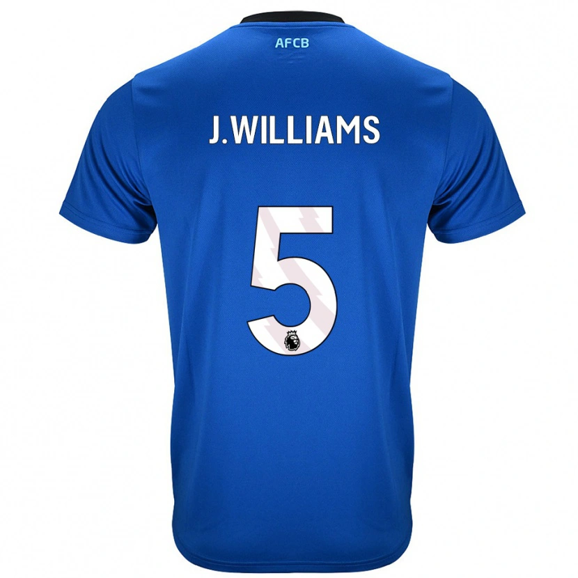 Danxen Kobiety Jay Williams #5 Niebiesko-Czarny Wyjazdowa Koszulka 2025/26 Koszulki Klubowe