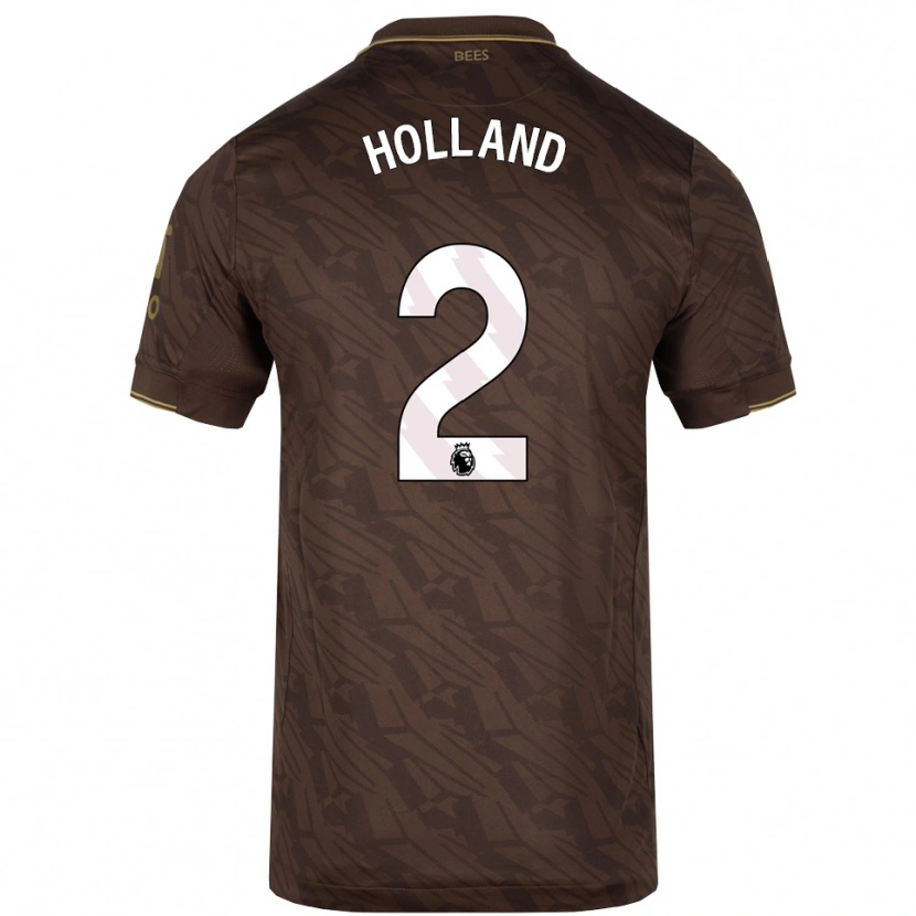 Danxen Kobiety Isaac Holland #2 Brązowo-Złoty Wyjazdowa Koszulka 2025/26 Koszulki Klubowe