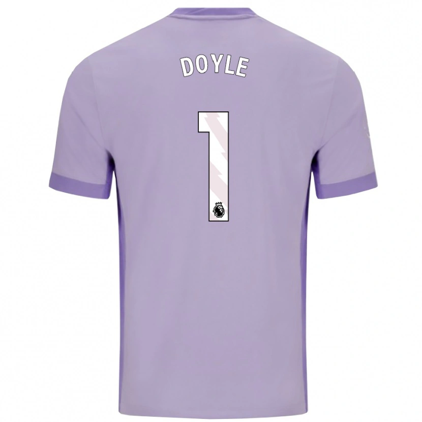 Danxen Kobiety Liam Doyle #1 Fioletowo-Biały Wyjazdowa Koszulka 2025/26 Koszulki Klubowe