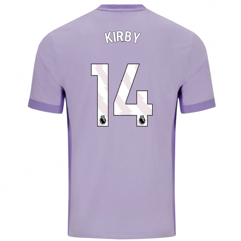 Danxen Kobiety Fran Kirby #14 Fioletowo-Biały Wyjazdowa Koszulka 2025/26 Koszulki Klubowe