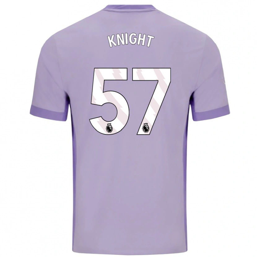 Danxen Kobiety Joe Knight #57 Fioletowo-Biały Wyjazdowa Koszulka 2025/26 Koszulki Klubowe