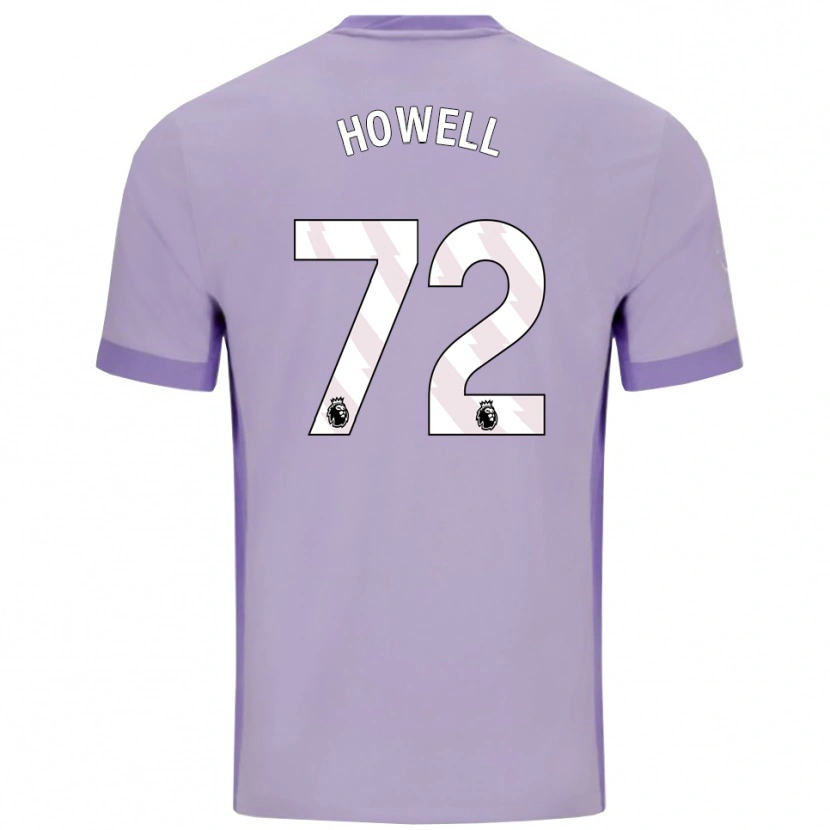 Danxen Kobiety Harry Howell #72 Fioletowo-Biały Wyjazdowa Koszulka 2025/26 Koszulki Klubowe