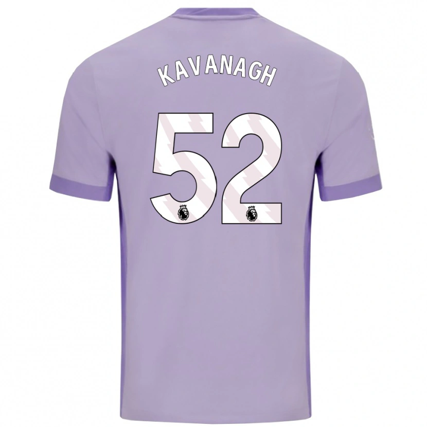 Danxen Kobiety Leigh Kavanagh #52 Fioletowo-Biały Wyjazdowa Koszulka 2025/26 Koszulki Klubowe