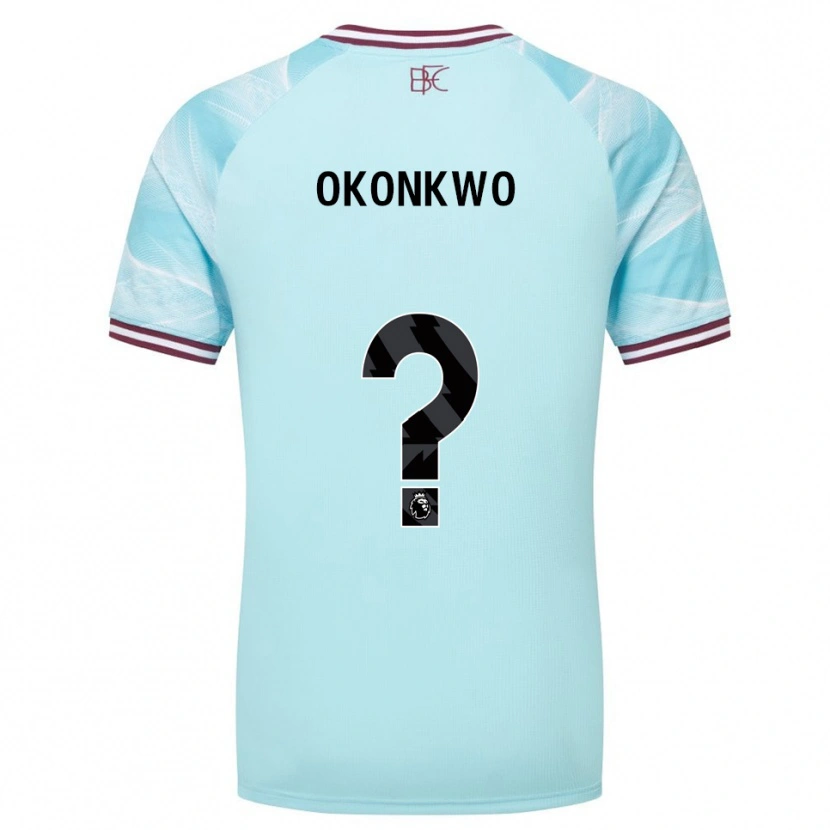 Danxen Kobiety Destiny Okonkwo #0 Błękitno-Burgundowy Wyjazdowa Koszulka 2025/26 Koszulki Klubowe