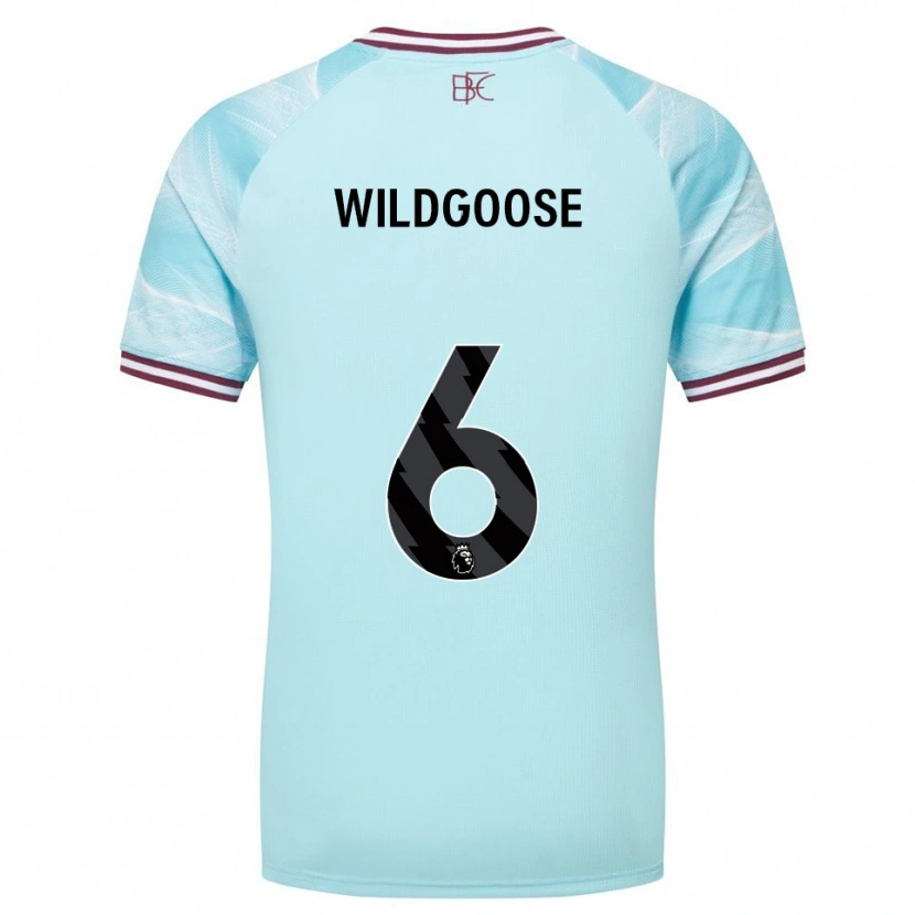 Danxen Kobiety Mikayla Wildgoose #6 Błękitno-Burgundowy Wyjazdowa Koszulka 2025/26 Koszulki Klubowe