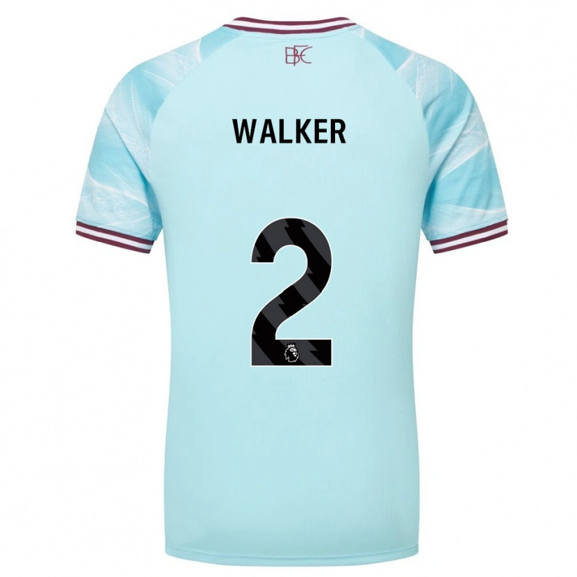 Danxen Kobiety Kyle Walker #2 Błękitno-Burgundowy Wyjazdowa Koszulka 2025/26 Koszulki Klubowe