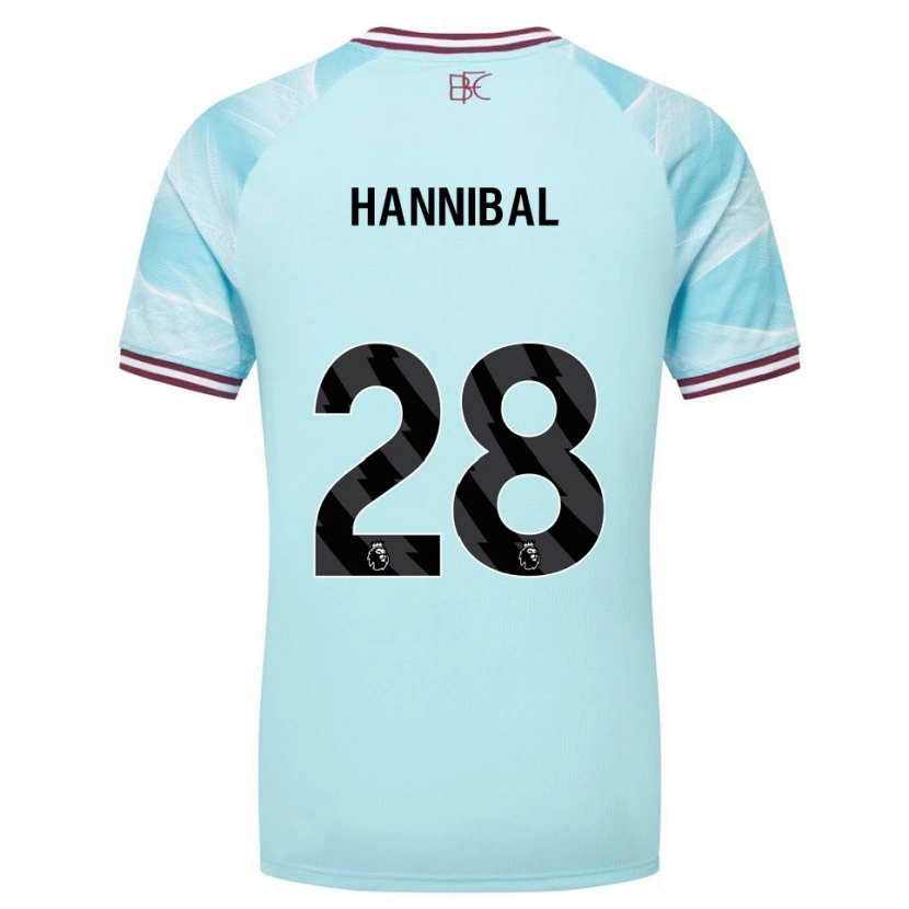 Danxen Kobiety Hannibal #28 Błękitno-Burgundowy Wyjazdowa Koszulka 2025/26 Koszulki Klubowe