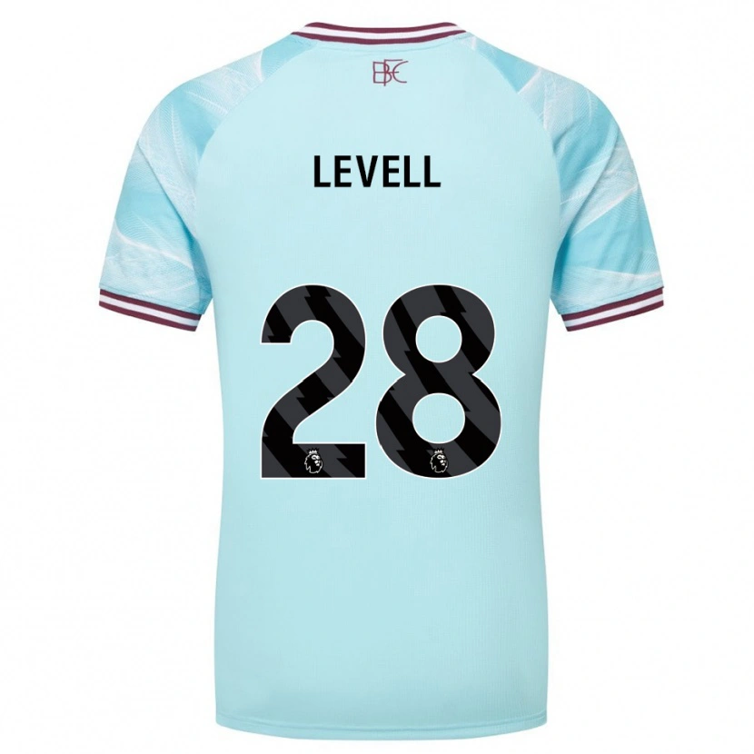 Danxen Kobiety Kirstie Levell #28 Błękitno-Burgundowy Wyjazdowa Koszulka 2025/26 Koszulki Klubowe