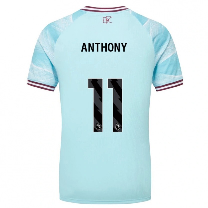 Danxen Kobiety Jaidon Anthony #11 Błękitno-Burgundowy Wyjazdowa Koszulka 2025/26 Koszulki Klubowe