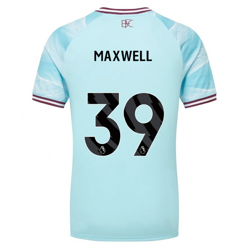 Danxen Kobiety Danielle Maxwell #39 Błękitno-Burgundowy Wyjazdowa Koszulka 2025/26 Koszulki Klubowe
