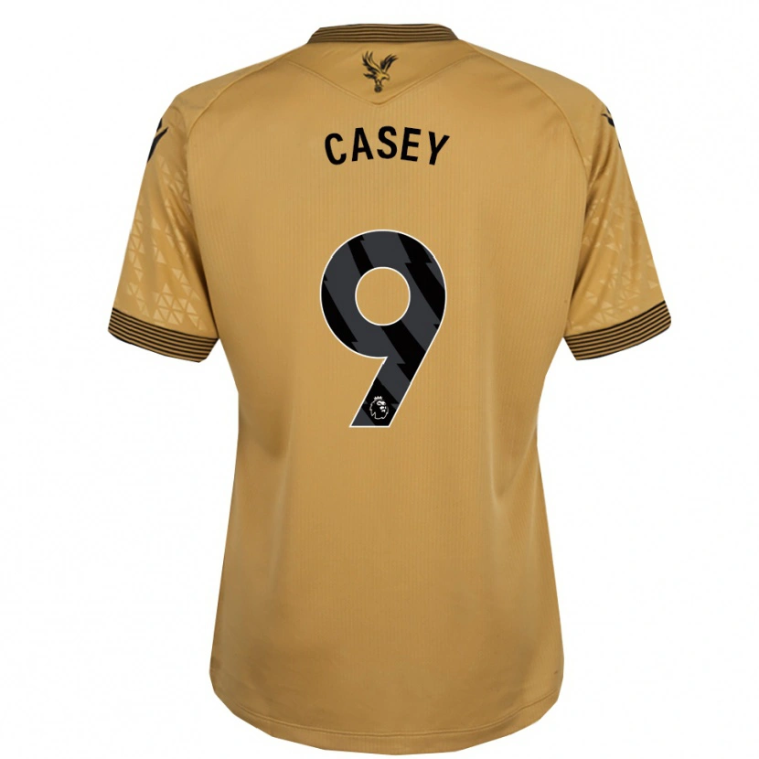 Danxen Kobiety Ben Casey #9 Złoto-Czarny Wyjazdowa Koszulka 2025/26 Koszulki Klubowe