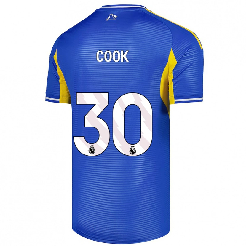Danxen Kobiety Robbie Cook #30 Niebiesko-Żółty Wyjazdowa Koszulka 2025/26 Koszulki Klubowe