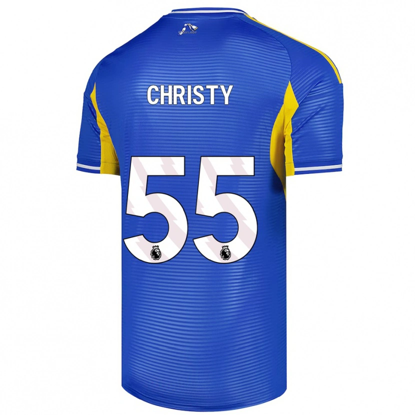 Danxen Kobiety Harry Christy #55 Niebiesko-Żółty Wyjazdowa Koszulka 2025/26 Koszulki Klubowe