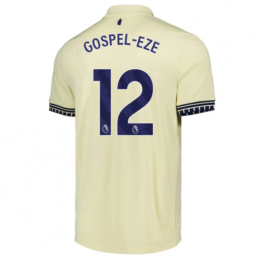 Danxen Kobiety Goodness Gospel-Eze #12 Złamana Biel Czarny Wyjazdowa Koszulka 2025/26 Koszulki Klubowe