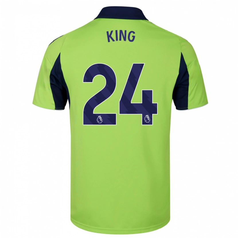 Danxen Kobiety Josh King #24 Zielono-Granatowo-Biały Wyjazdowa Koszulka 2025/26 Koszulki Klubowe
