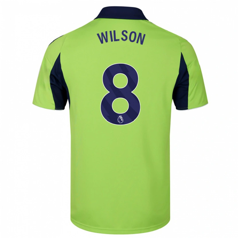 Danxen Kobiety Harry Wilson #8 Zielono-Granatowo-Biały Wyjazdowa Koszulka 2025/26 Koszulki Klubowe