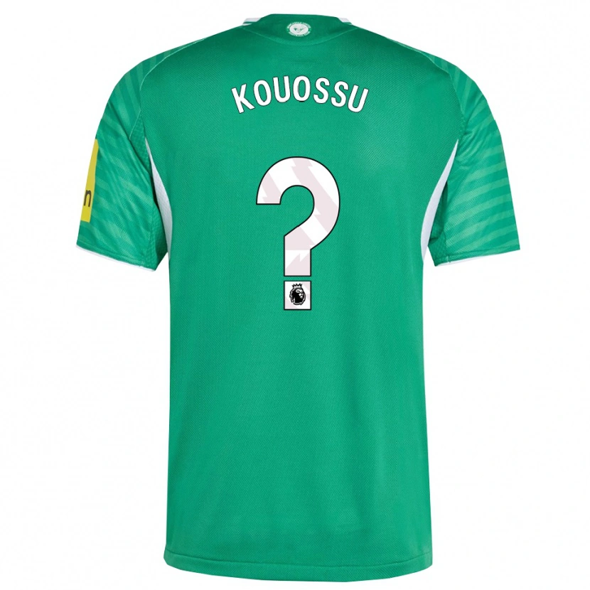 Danxen Kobiety Jayden Kouossu #0 Zielono-Biały Wyjazdowa Koszulka 2025/26 Koszulki Klubowe