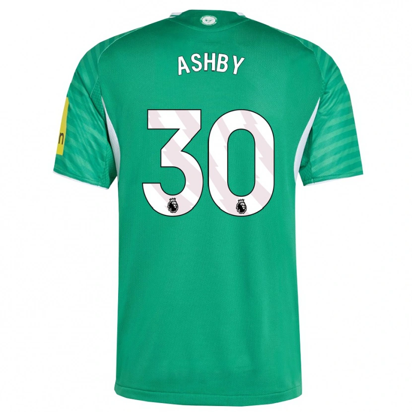 Danxen Kobiety Harrison Ashby #30 Zielono-Biały Wyjazdowa Koszulka 2025/26 Koszulki Klubowe