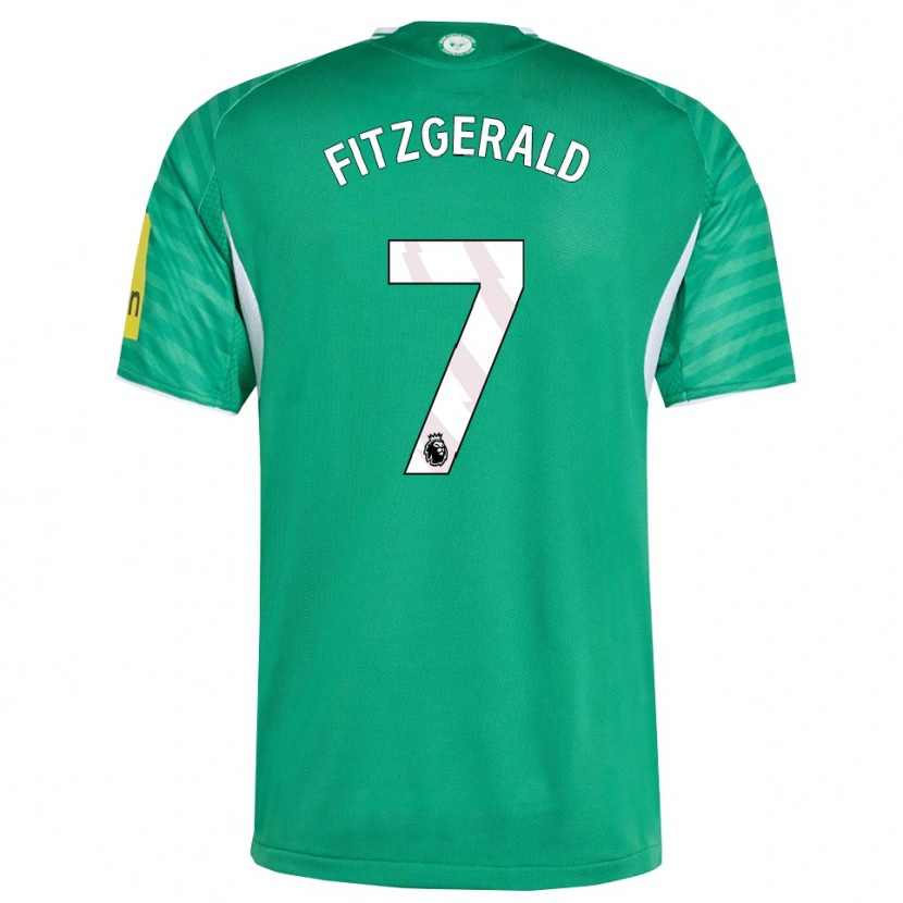 Danxen Kobiety Kyle Fitzgerald #7 Zielono-Biały Wyjazdowa Koszulka 2025/26 Koszulki Klubowe