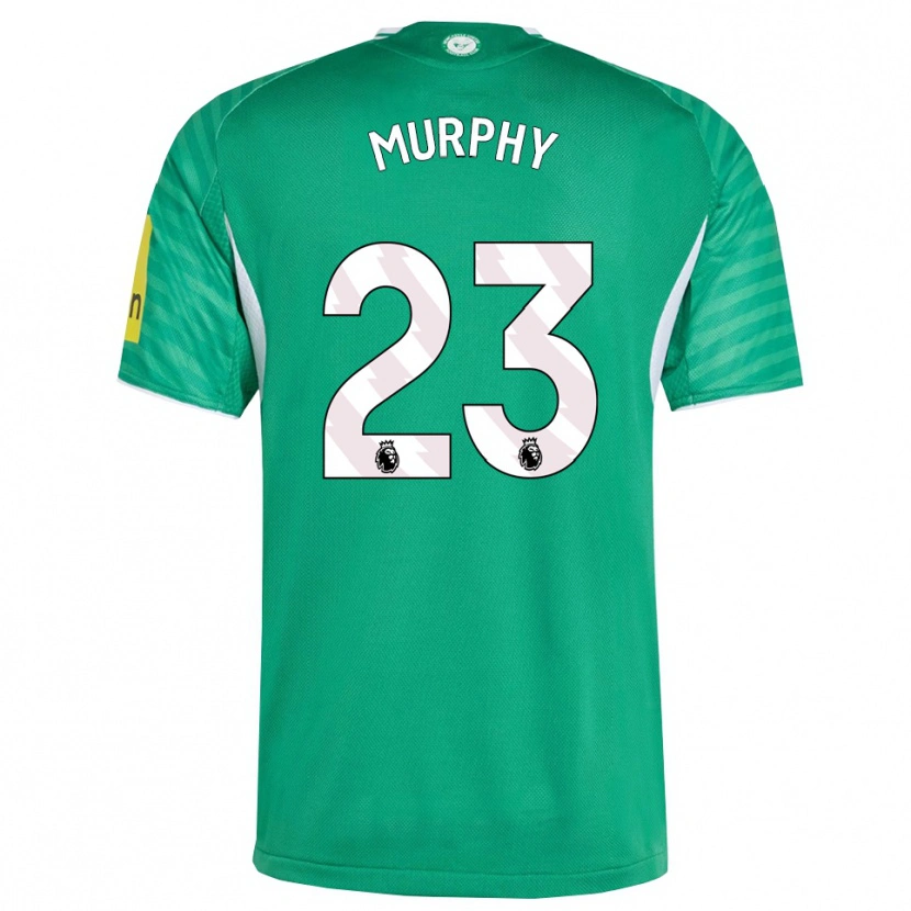 Danxen Kobiety Jacob Murphy #23 Zielono-Biały Wyjazdowa Koszulka 2025/26 Koszulki Klubowe