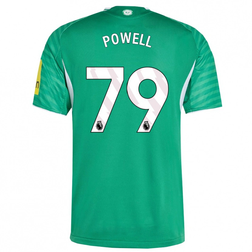 Danxen Kobiety Rory Powell #79 Zielono-Biały Wyjazdowa Koszulka 2025/26 Koszulki Klubowe