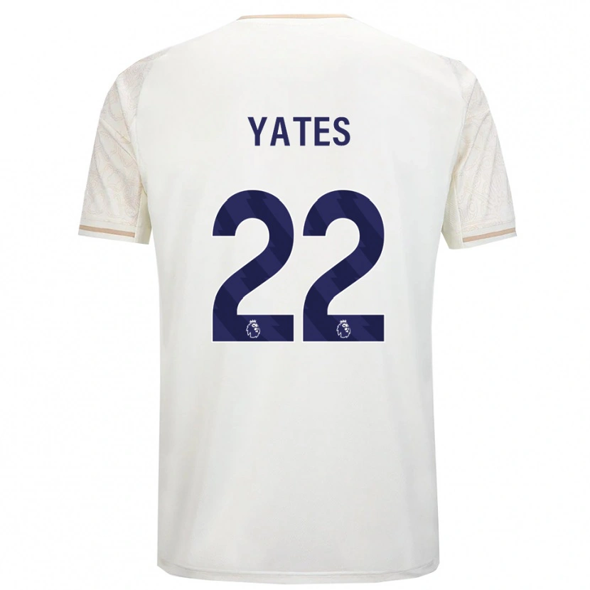 Danxen Kobiety Ryan Yates #22 Złamana Biel Czarny Wyjazdowa Koszulka 2025/26 Koszulki Klubowe