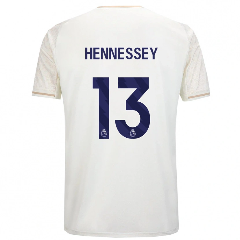 Danxen Kobiety Wayne Hennessey #13 Złamana Biel Czarny Wyjazdowa Koszulka 2025/26 Koszulki Klubowe