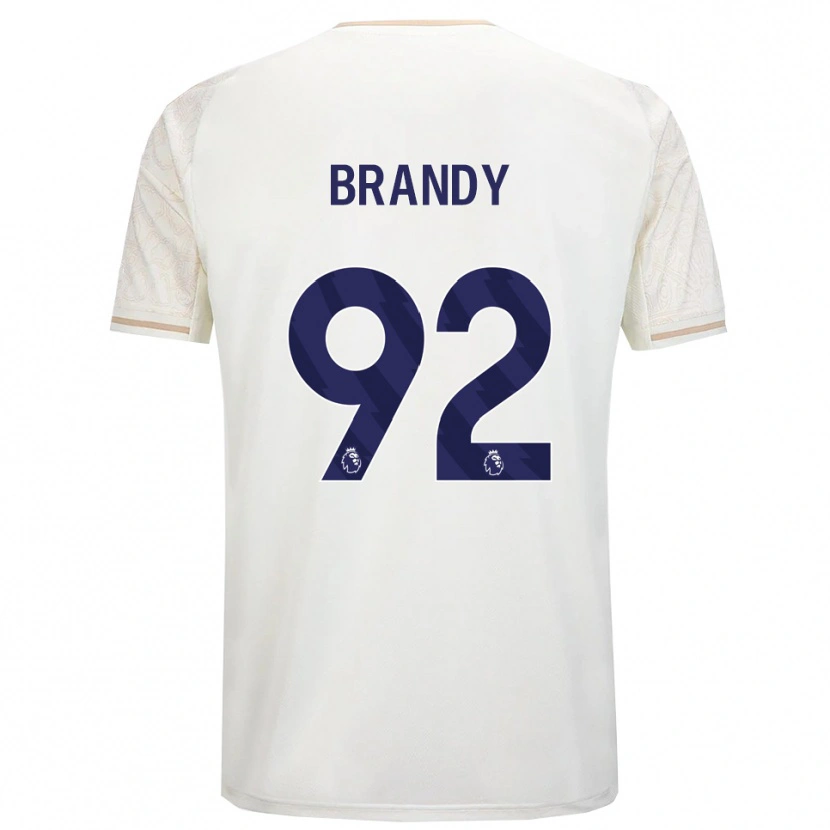 Danxen Kobiety Taeneal Brandy #92 Złamana Biel Czarny Wyjazdowa Koszulka 2025/26 Koszulki Klubowe