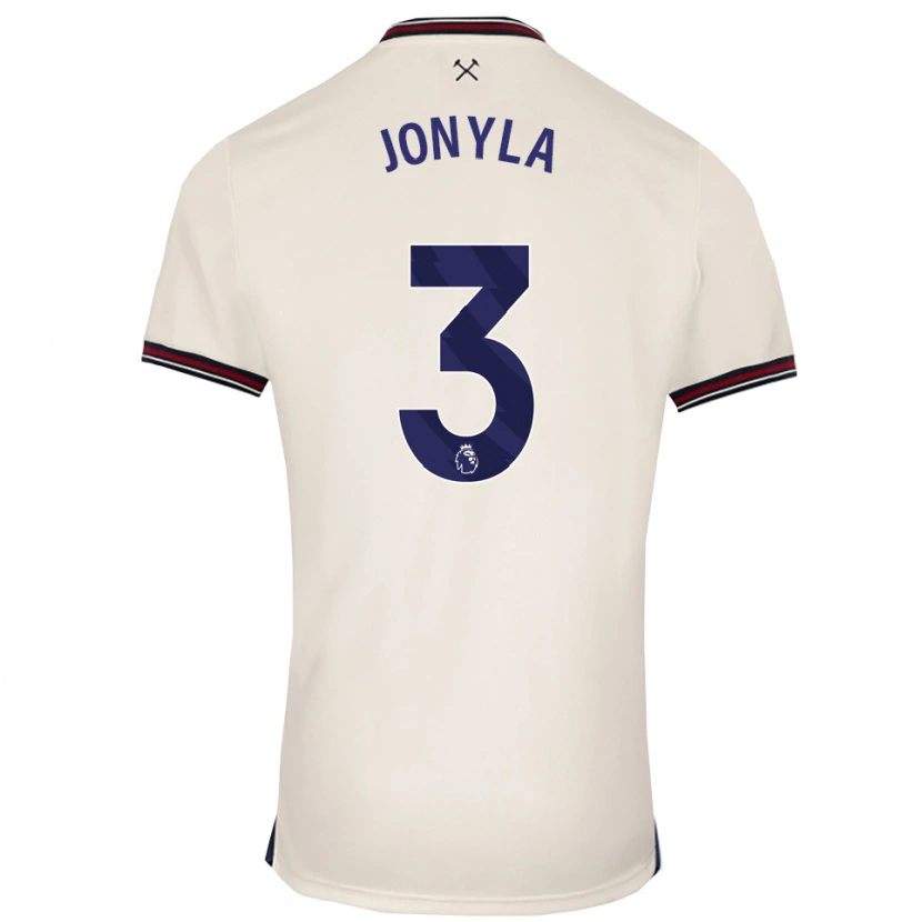 Danxen Kobiety Tomas Jonyla #3 Złamana Biel Wyjazdowa Koszulka 2025/26 Koszulki Klubowe