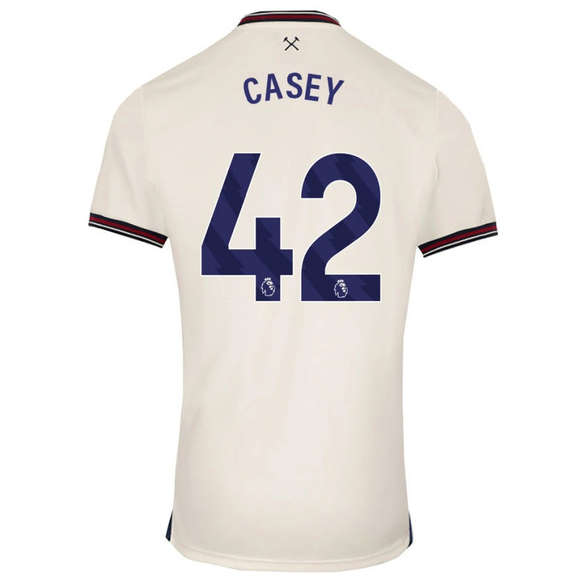 Danxen Kobiety Kaelan Casey #42 Złamana Biel Wyjazdowa Koszulka 2025/26 Koszulki Klubowe