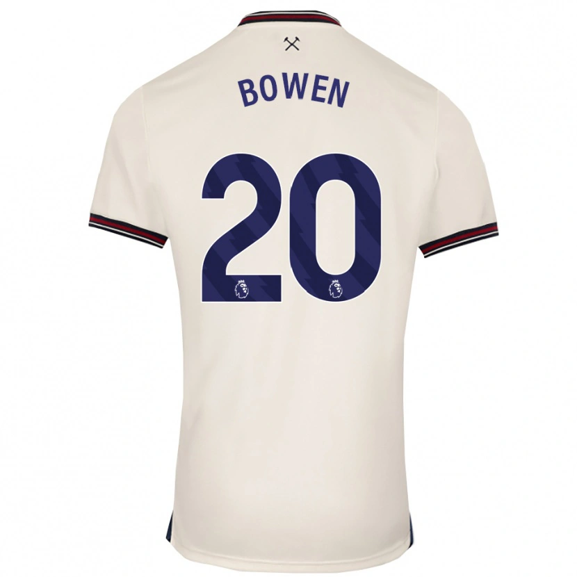 Danxen Kobiety Jarrod Bowen #20 Złamana Biel Wyjazdowa Koszulka 2025/26 Koszulki Klubowe