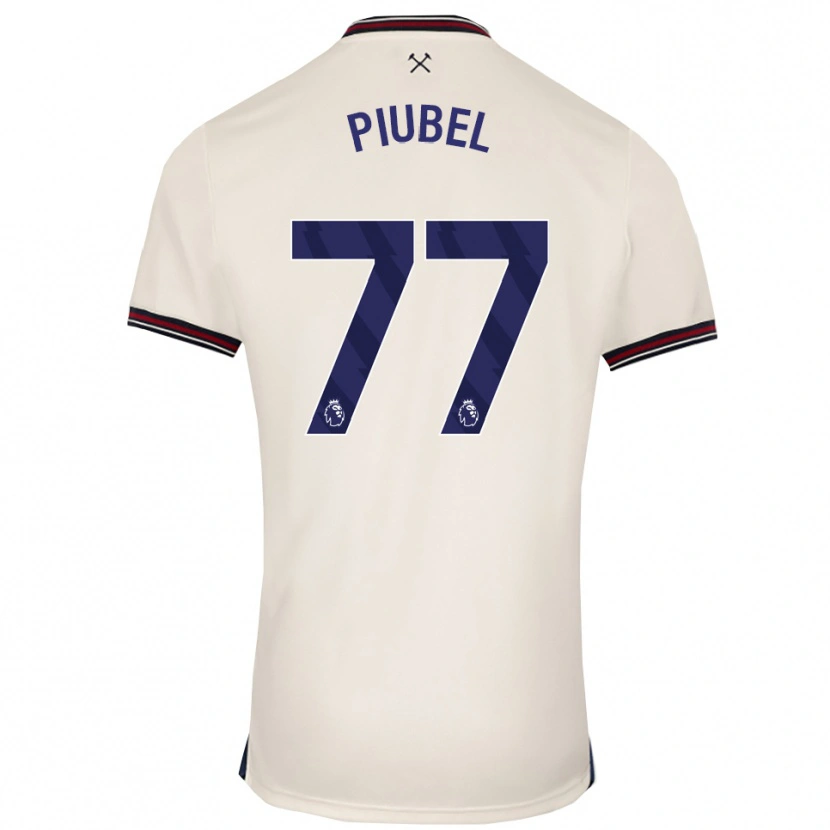 Danxen Kobiety Seraina Piubel #77 Złamana Biel Wyjazdowa Koszulka 2025/26 Koszulki Klubowe
