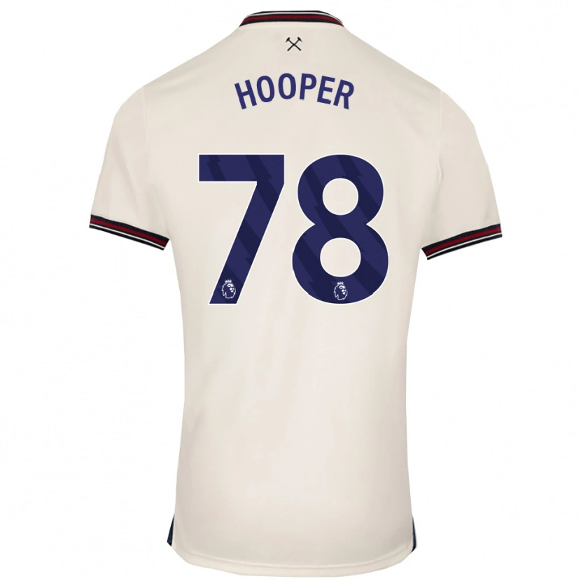Danxen Kobiety Finley Hooper #78 Złamana Biel Wyjazdowa Koszulka 2025/26 Koszulki Klubowe