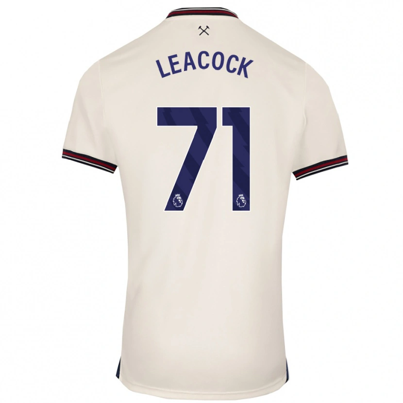 Danxen Kobiety Callum Leacock #71 Złamana Biel Wyjazdowa Koszulka 2025/26 Koszulki Klubowe
